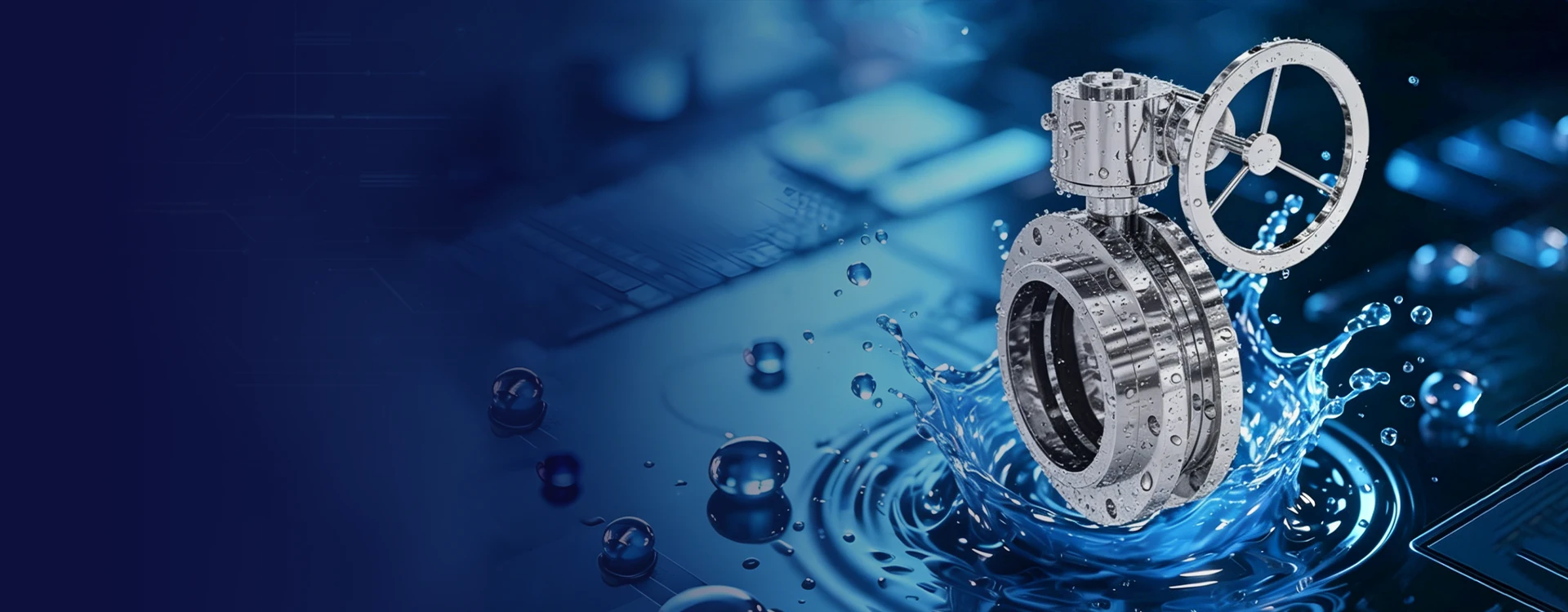 Integrated Butterfly Valves for Liquid Cooling System