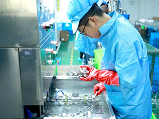 Every hygienic valve undergoes 100% shell hydro and seat leakage testing — zero bubbles equals zero leak
