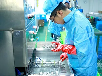 Every hygienic valve undergoes 100% shell hydro and seat leakage testing — zero bubbles equals zero leak