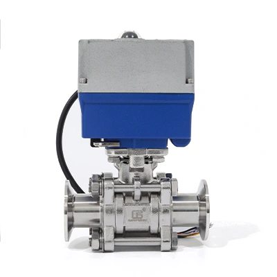 Electric Quick-Install Three-Piece Ball Valve