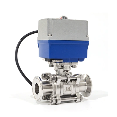 Electric Quick-Install Three-Piece Ball Valve