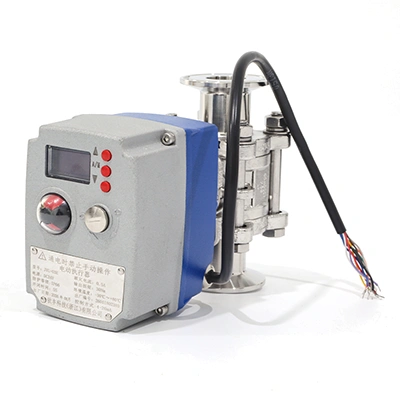 Electric Quick-Install Three-Piece Ball Valve