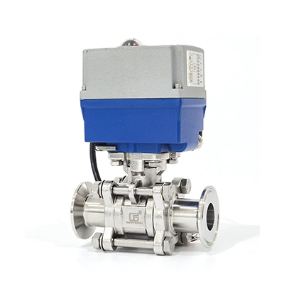 Electric Quick-Install Three-Piece Ball Valve