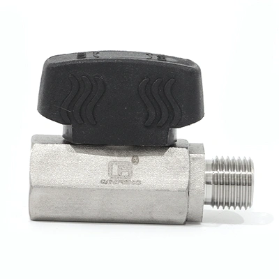 Mini Ball Valve With Outer Threads