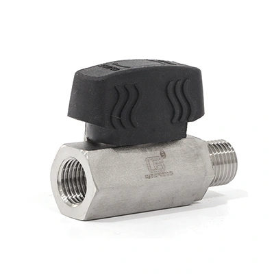 Mini Ball Valve With Outer Threads